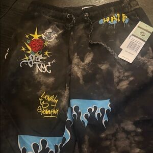 Unisex Joggers size M goth grunge edgy punk inspired dramatic statement rock